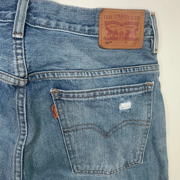 LEVI’S ORANGE TAG COTTON DISTRESSED JEANS SIZE 30 - Picture 2 of 7